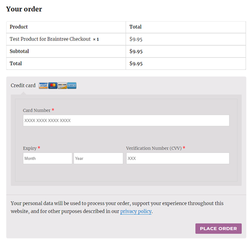 پلاگین پرداخت WooCommerce در وب سایت