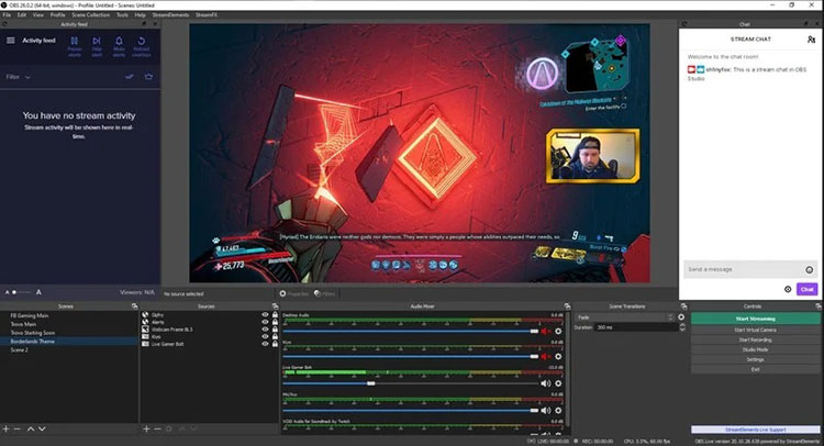 1 OBS STUDIO چیست ؟ بهترین برنامه‌ی پخش ویدئو برای استریمر‌ها