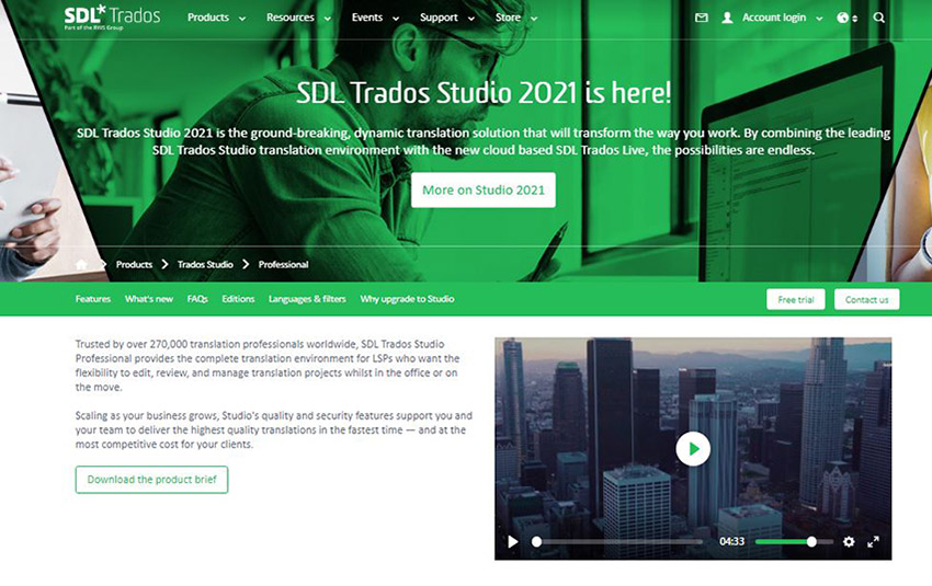 هزینه نرم افزار ترادوس SDL Trados