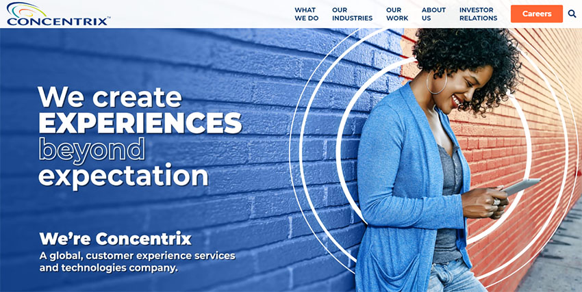 بهترین شرکت های دورکاری برای زنان CONCENTRIX