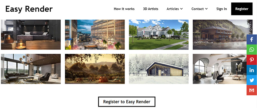 درآمد ارزی از سایت Easyrender چیست