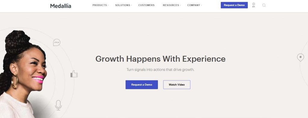 بهترین نرم افزارهای تجربه مشتری medallia سایت