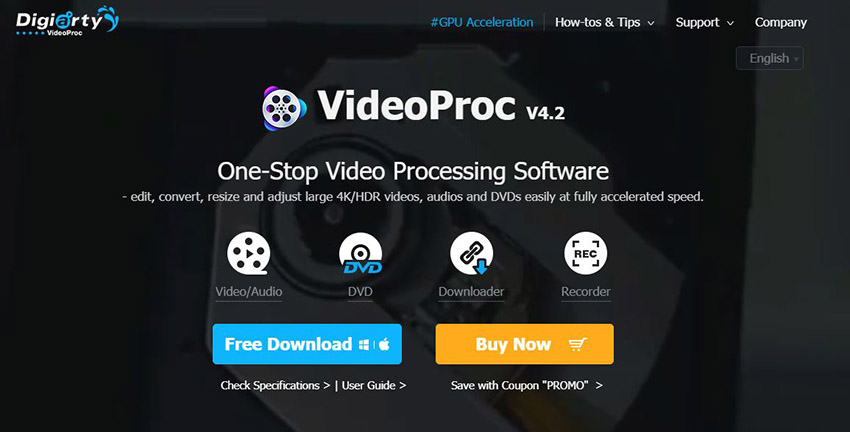 فیلم گرفتن از بازی VideoProc