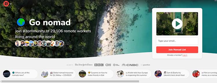 1 بهترین سایت ها برای دیجیتال نومد ( Digital Nomad ) در سال 2021