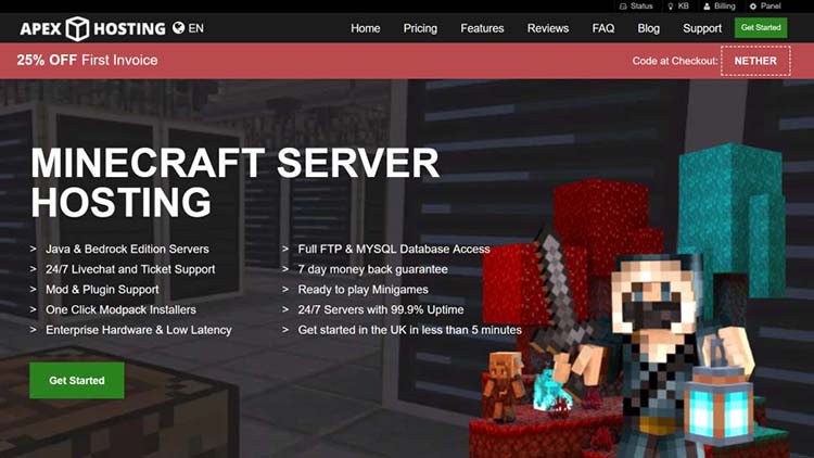 3 معرفی بهترین خدمات هاست سرور Minecraft در سال 2021