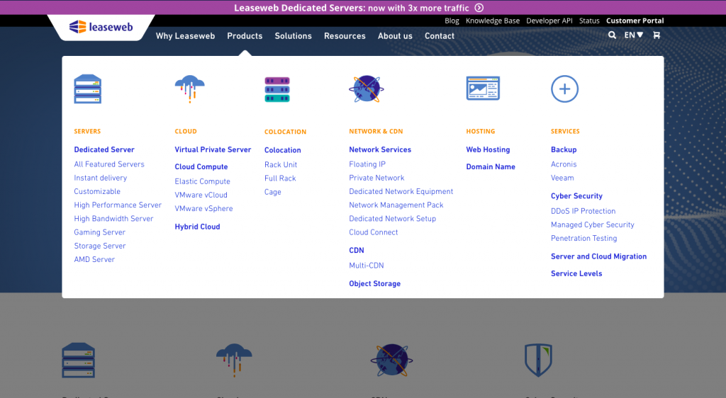 سایت Leaseweb
