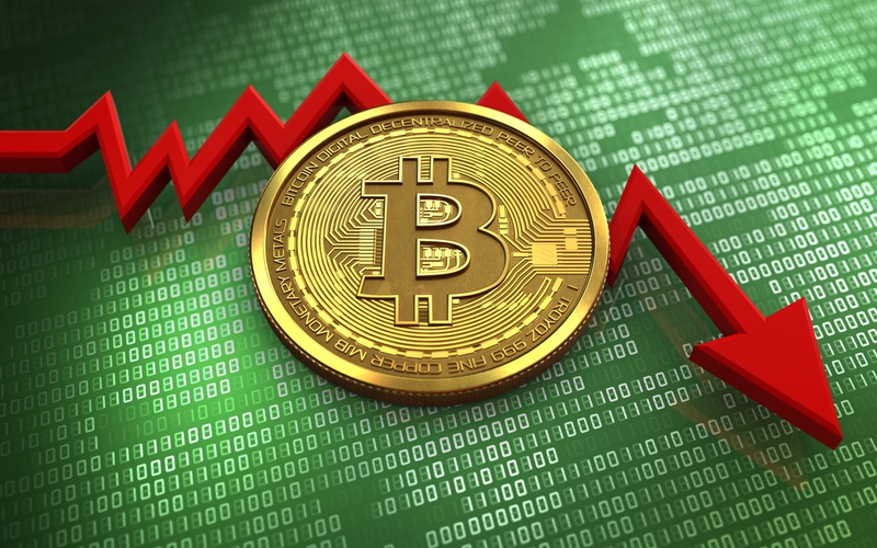سقوط قیمت بیت کوین