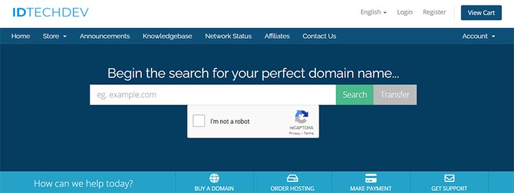 خرید هاست و دامنه برای کسب و کار از سایت idtechdev