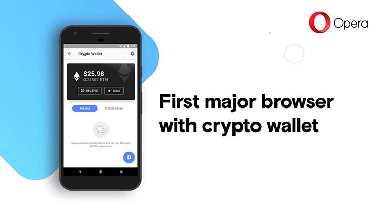 02 نحوه استفاده از کیف پول اپرا (Opera) برای نگهداری از ارز های دیجیتال شما