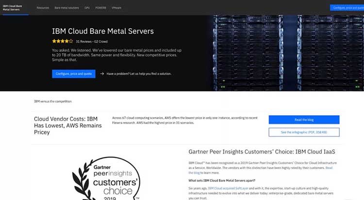 1 معرفی بهترین سایت های خرید سرور Bare metal و اختصاصی