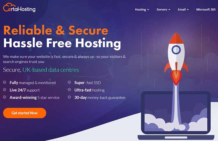 1 میزبانی وب و VPS با استفاده از خدمات سایت Certa Hosting