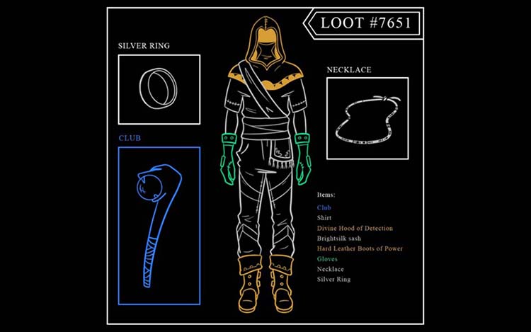 5 آشنایی با فضای مجازی Loot و ویژگی NFT های آن