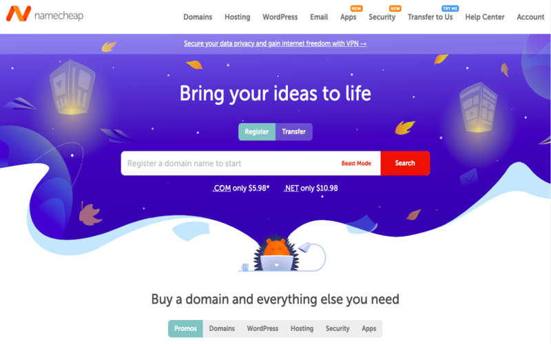 سایت NameCheap