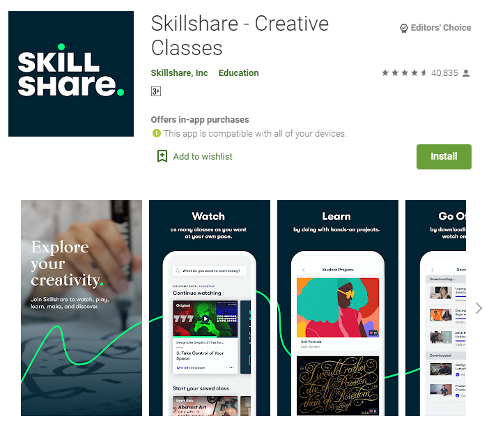 سایت Skillshare
