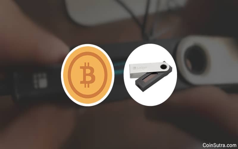 انتقال بیت کوین به لجر