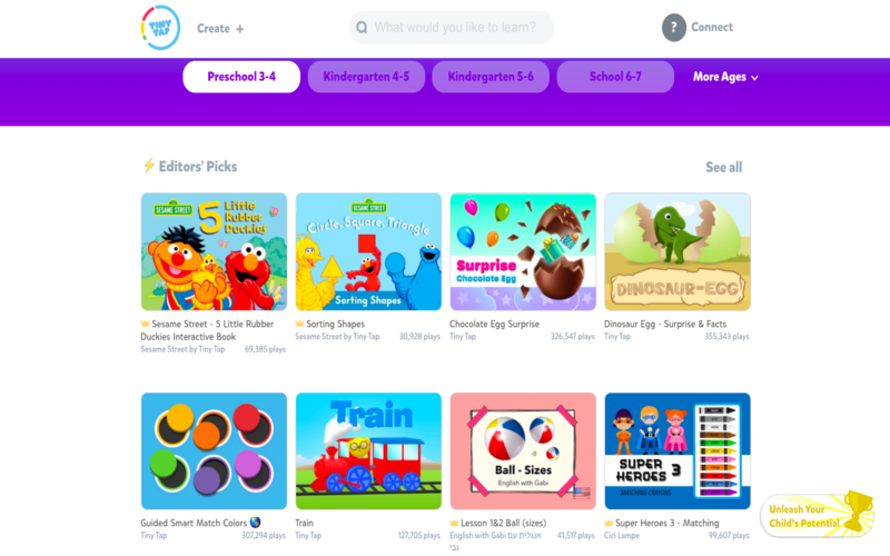 پلتفرم آموزشی TinyTap