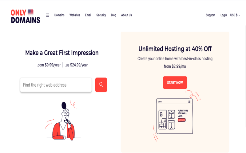 سایت onlydomains