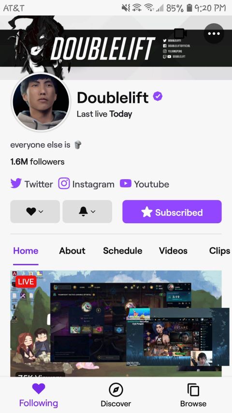 مشاهده Twitch در Roku