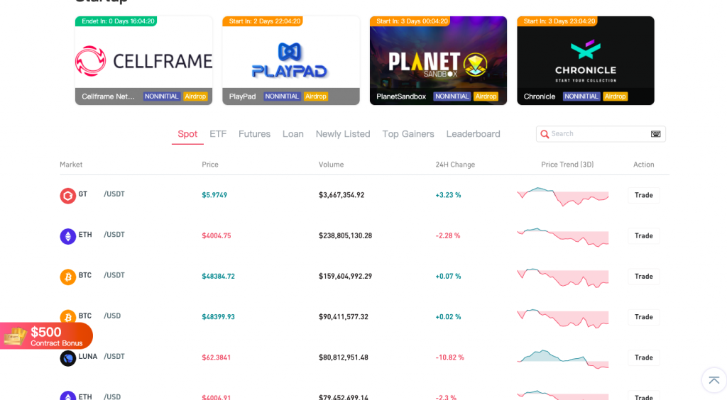 صرافی gate.io (گیت)