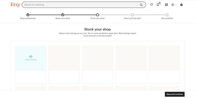 خرید و فروش در Etsy