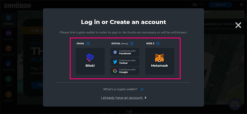 خرید زمین در Sandbox