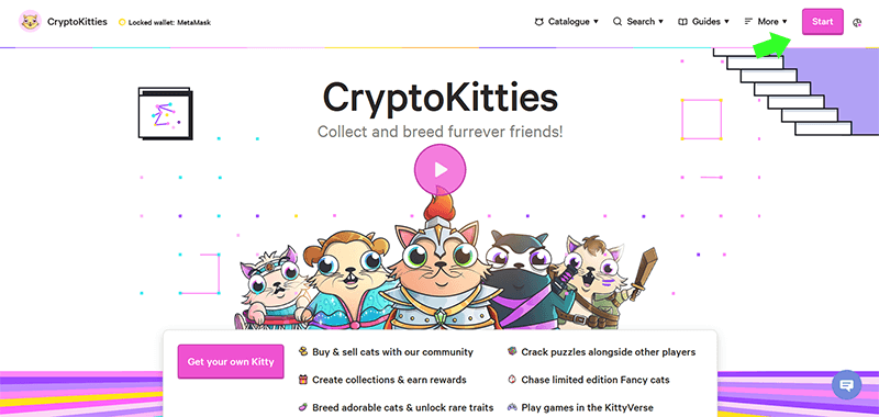 بازی CryptoKitties بازی CryptoKitties