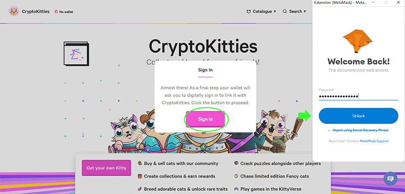 بازی CryptoKitties بازی CryptoKitties