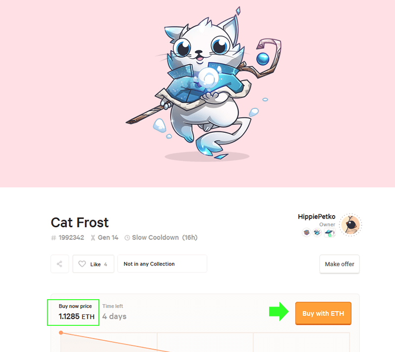 بازی CryptoKitties بازی CryptoKitties
