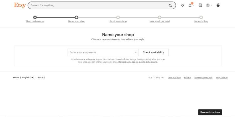 خرید و فروش در Etsy