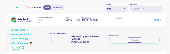 استیکینگ در پنکیک سواپ