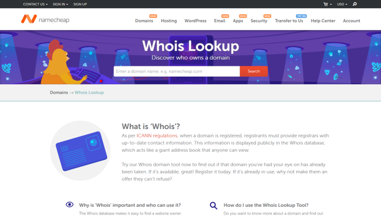 جستجوی اطلاعات WHOIS جستجوی اطلاعات WHOIS