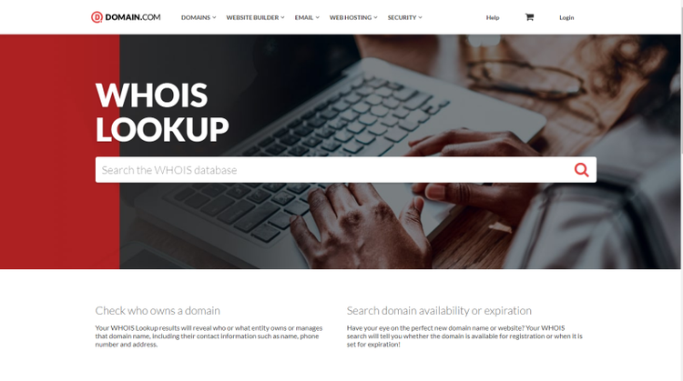 جستجوی اطلاعات WHOIS جستجوی اطلاعات WHOIS