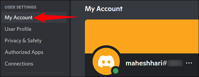 فراموشی پسوورد Discord