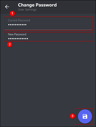 فراموشی پسوورد Discord