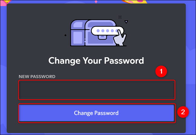 فراموشی پسوورد Discord