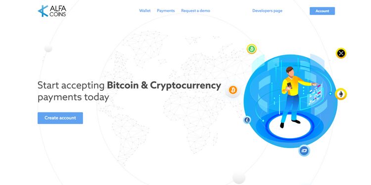 درگاه پرداخت ارزهای دیجیتال: AlfaCoin