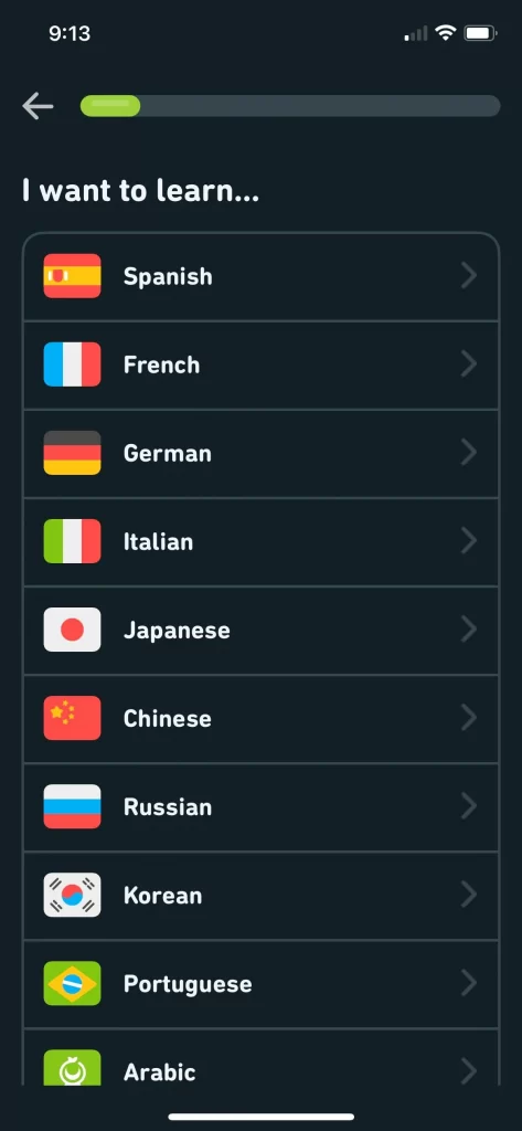 بهترین برنامه آموزش زبان: Duolingo