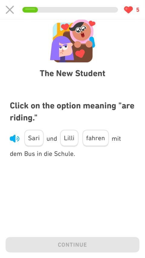 مهارت های آزمون Duolingo