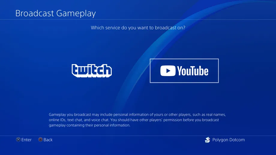 استریم بازی های ویدیویی با پلی استیشن 4 در Twitch