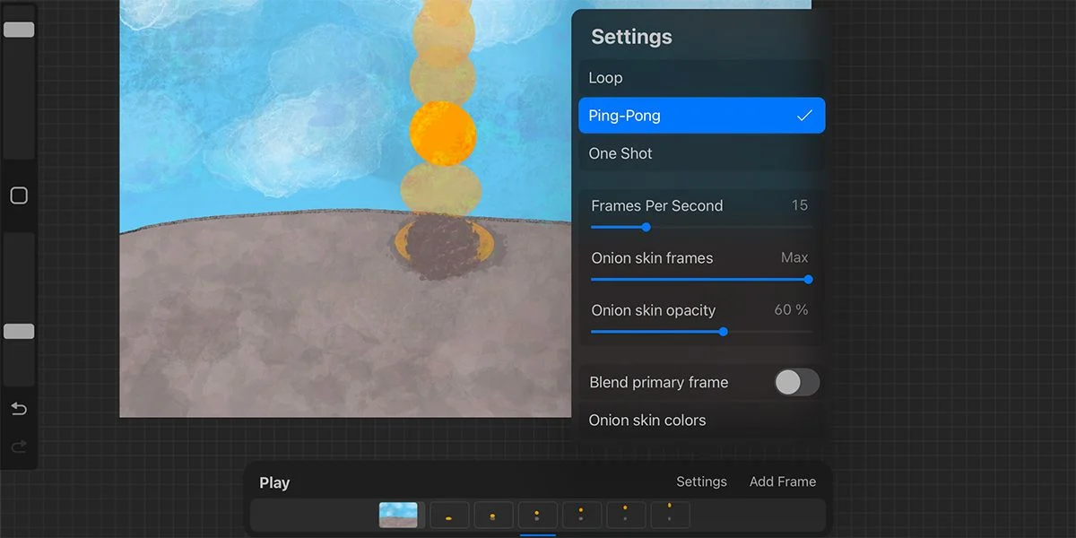 استفاده از Procreate Animation Assist
