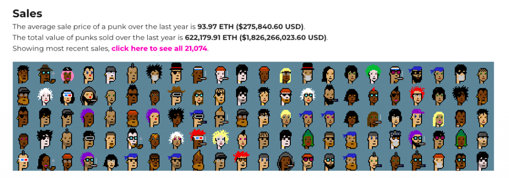 CryptoPunks ‌