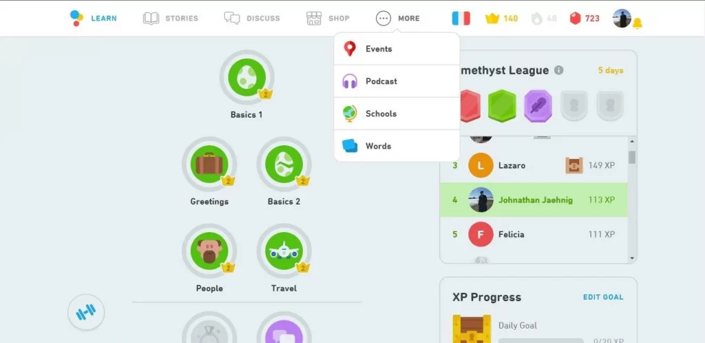 اپلیکیشن Duolingo