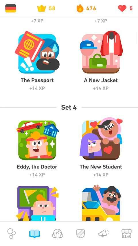 Duolingo Stories را بررسی کنید