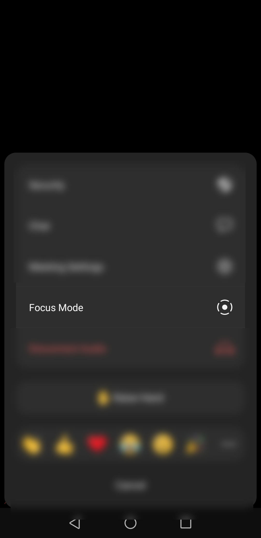 Focus Mode