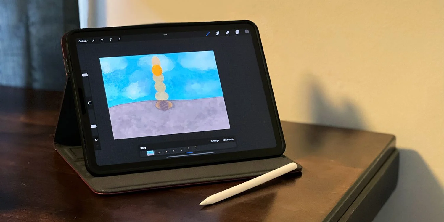 ساخت انیمیشن متحرک با برنامه Procreate