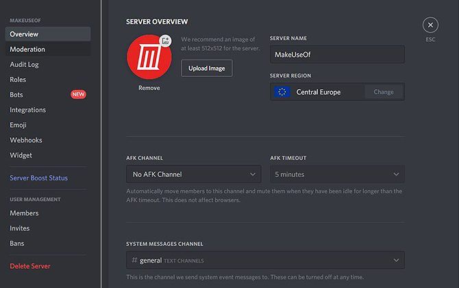 ساخت سرور Discord