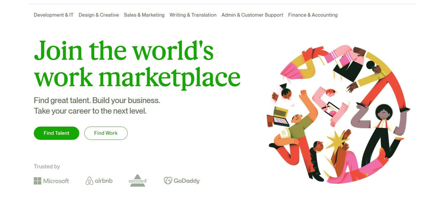 گرفتن کار در Upwork
