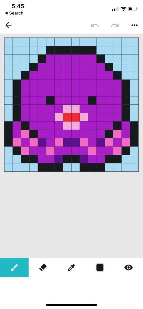 ایجاد NTF در آیفون: 8Bit Painter