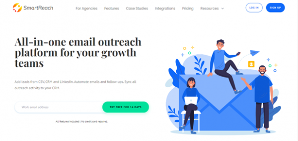 SmartReach.io – یک راه حل کامل بازاریابی ایمیلی