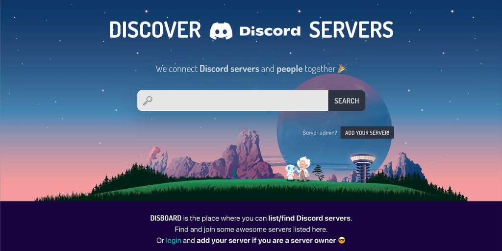 پیدا کردن بهترین سرورهای Discord